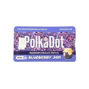 Polkadot Blueberry Jam Truffles