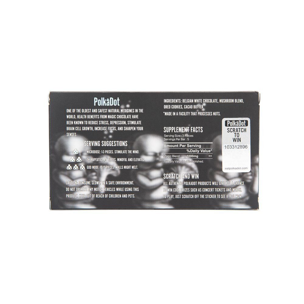 Polkadot Sicko Cookies N’ Cream Chocolate bar - Image 2